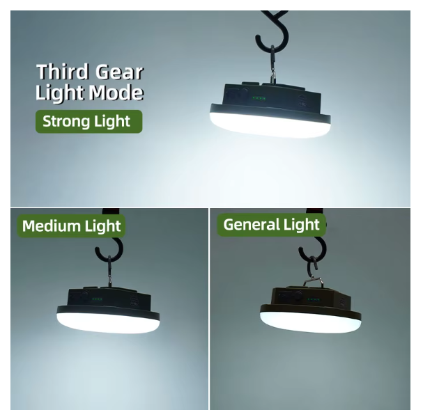 Lampe LED Camping Rechargeable — Autonomie 50h
